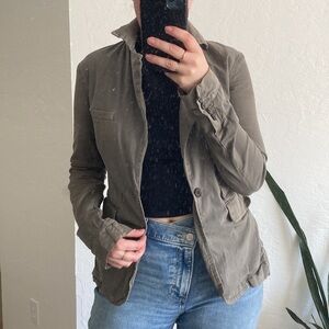 M True Religion - Vintage army style utility jean jacket